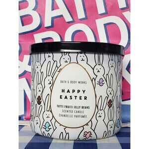 BBW Happy Easter Tutti Fruiti Jelly Beans Large 3 Wick Candle
